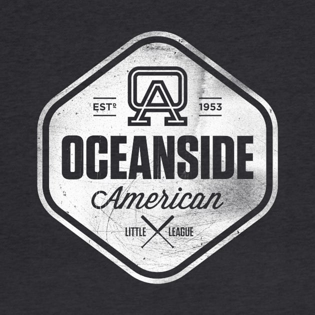 OALL Hex Design (Distressed White) by Oceanside American Little League